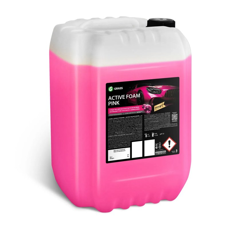 Автошампунь Grass Active Foam Pink