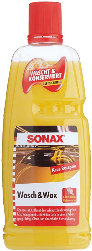 Автошампунь с воском Sonax Wash and Wax