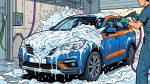 Мойка автомобиля густой пеной