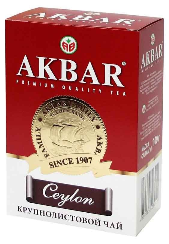 Чай Akbar Ceylon крупнолистовой