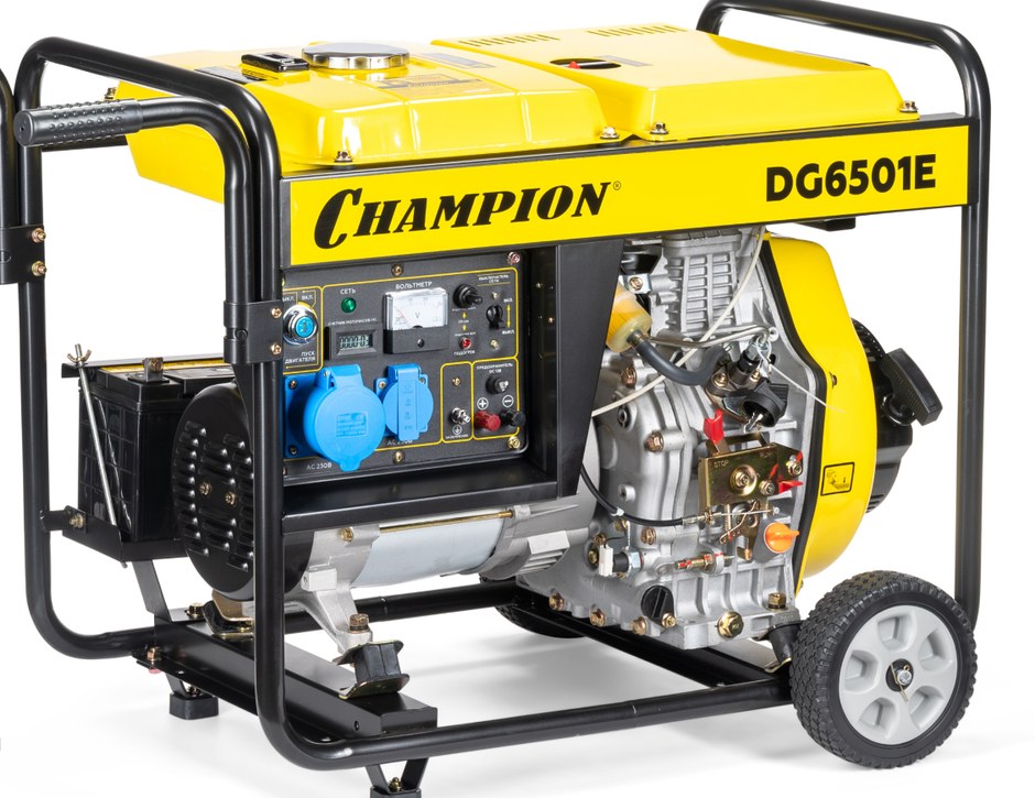 Дизельный генератор Champion DG6501E