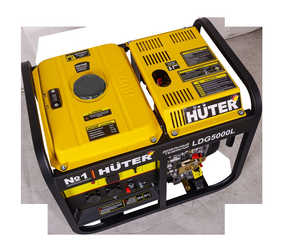 Дизельный генератор Huter LDG 5000L