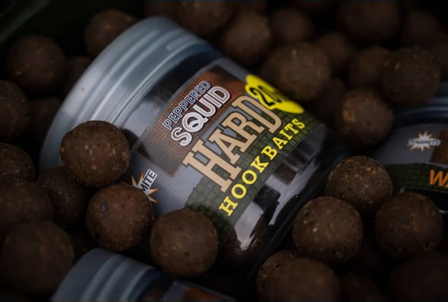 Насадочные бойлы Dynamite Baits Peppered Squid Hard Hookbaits 20 мм