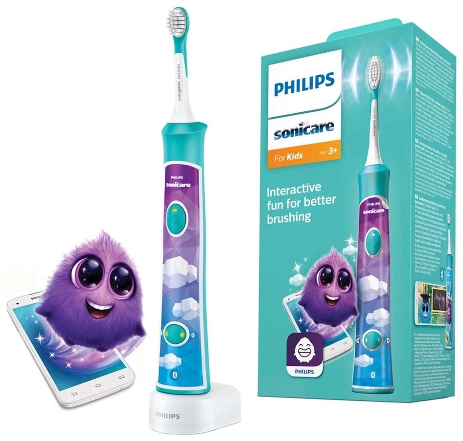 Детская электрическая зубная щётка Philips Sonicare For Kids HX6322