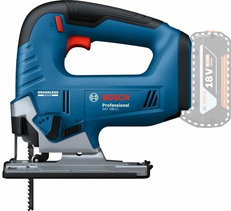 Аккумуляторный лобзик Bosch GST 185-LI Professional