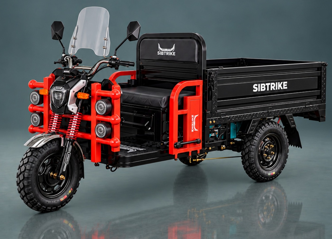 Грузовой электротрицикл White Siberia Sibtrike Cargo 1.8