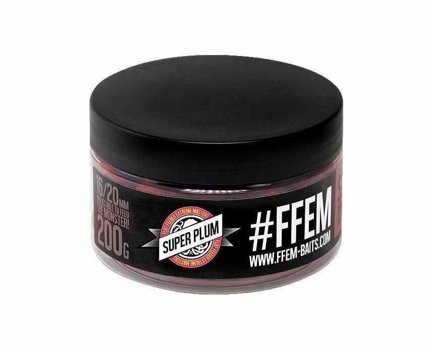 Пылящие растворимые бойлы FFEM Super Soluble Super Plum