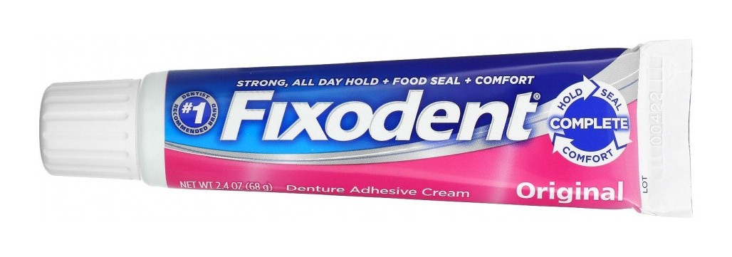 Крем для фиксации зубных протезов Fixodent