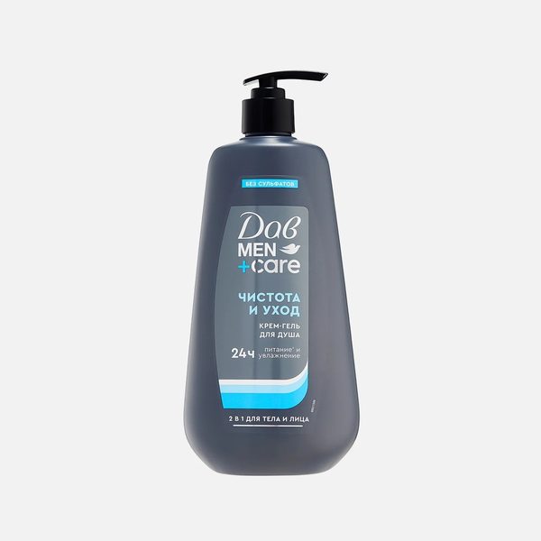 Гель для душа Dove Men+Care Чистота и уход 2 в 1