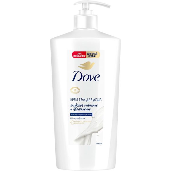 Гель для душа Dove Глубокое питание и увлажнение
