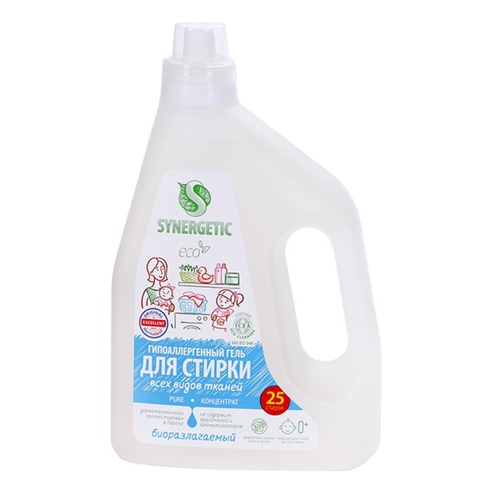 Гель для стирки Synergetic Pure