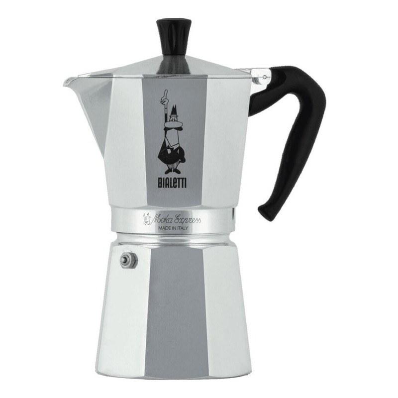Гейзерная кофеварка Bialetti Moka Express 1165 на 9 чашек