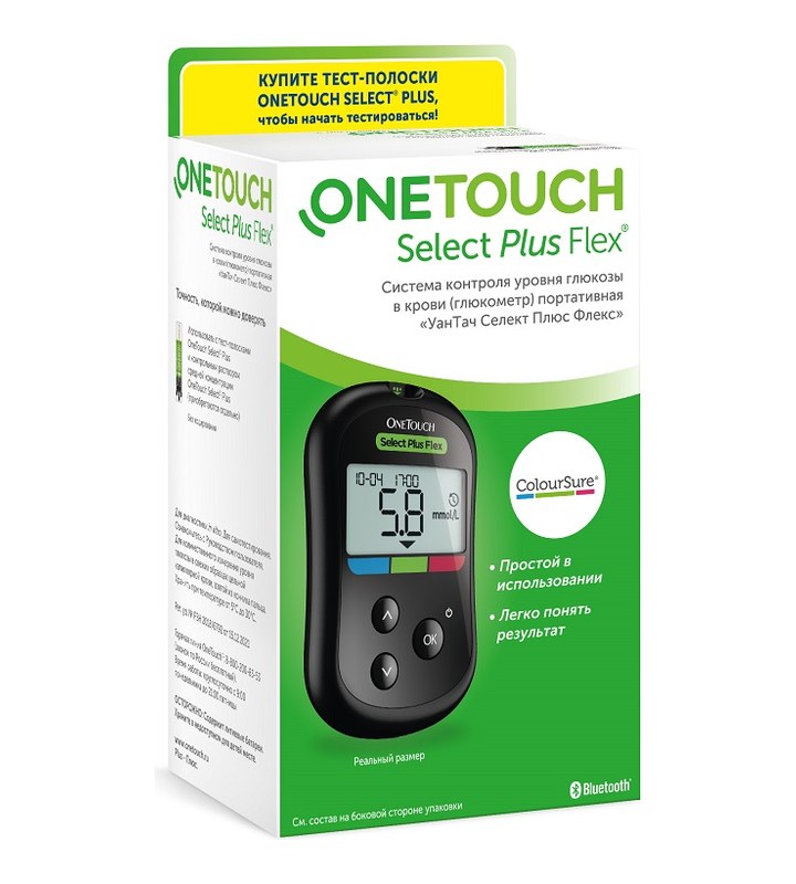 Глюкометр OneTouch Select Plus Flex