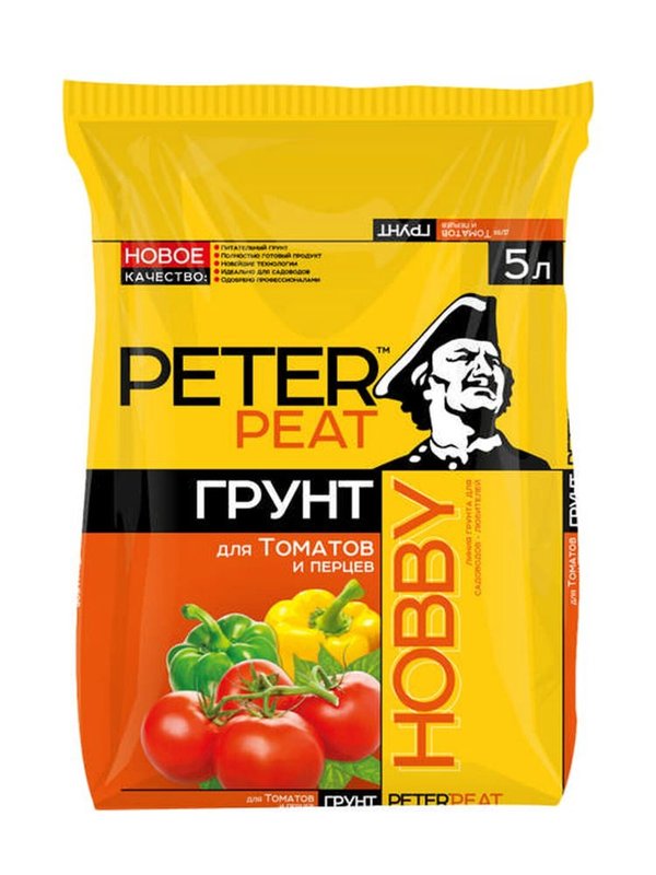Грунт Peter Peat Hobby для томатов и перцев