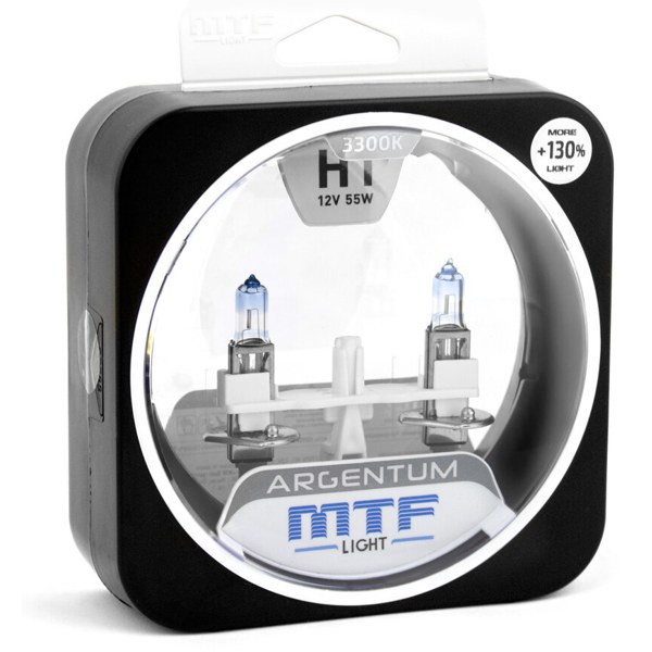 Лампа H1 MTF Light Argentum +130%