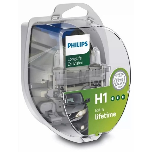 Лампа H1 Philips LongLife EcoVision