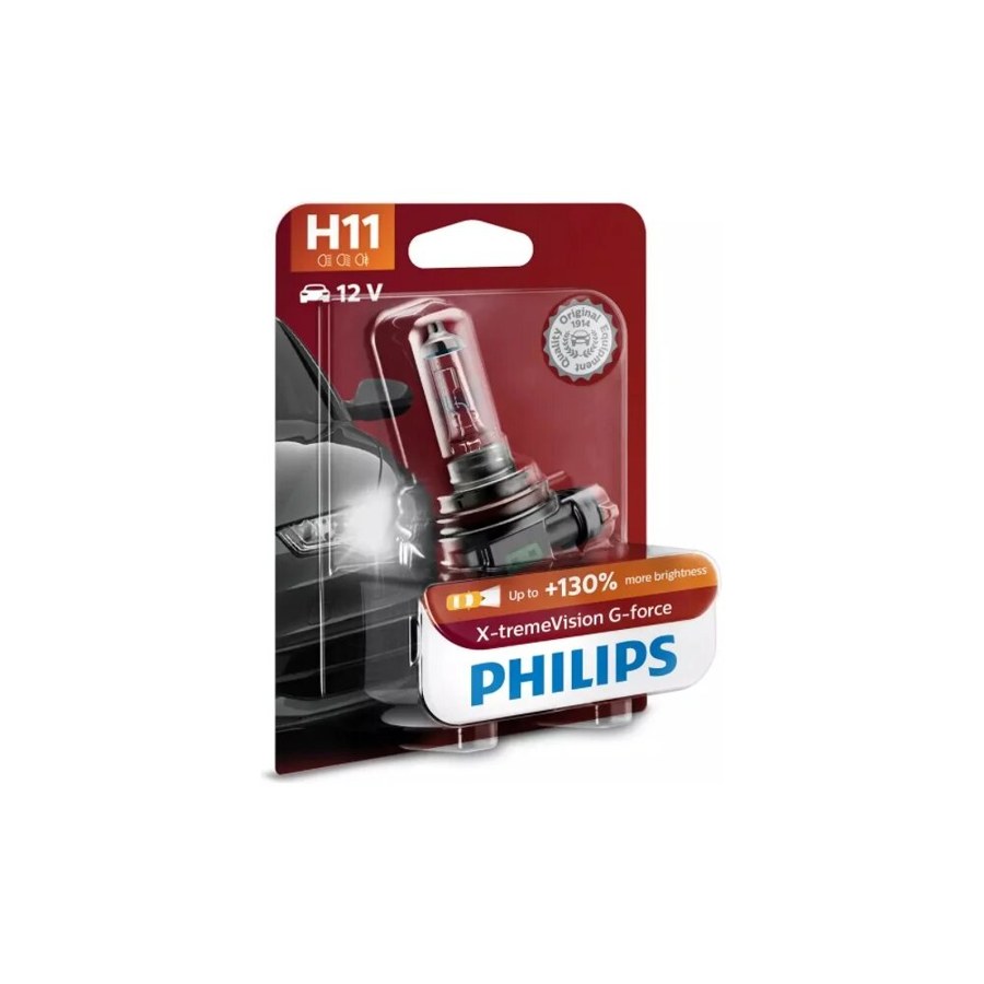 Лампа H11 Philips X-tremeVision G-force 12362XVGB1