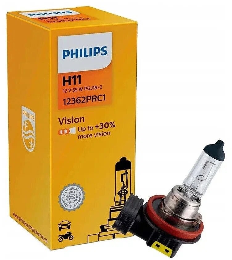 Лампа H11 Philips Vision 12362PRC1