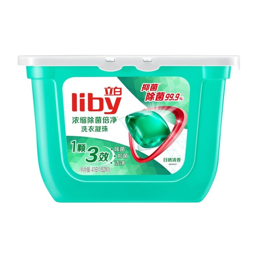 Капсулы для стирки Liby 3 в 1 Antibacterial