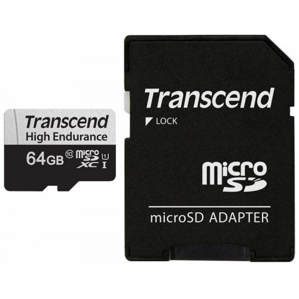 Карта памяти microSD Transcend High Endurance 350V