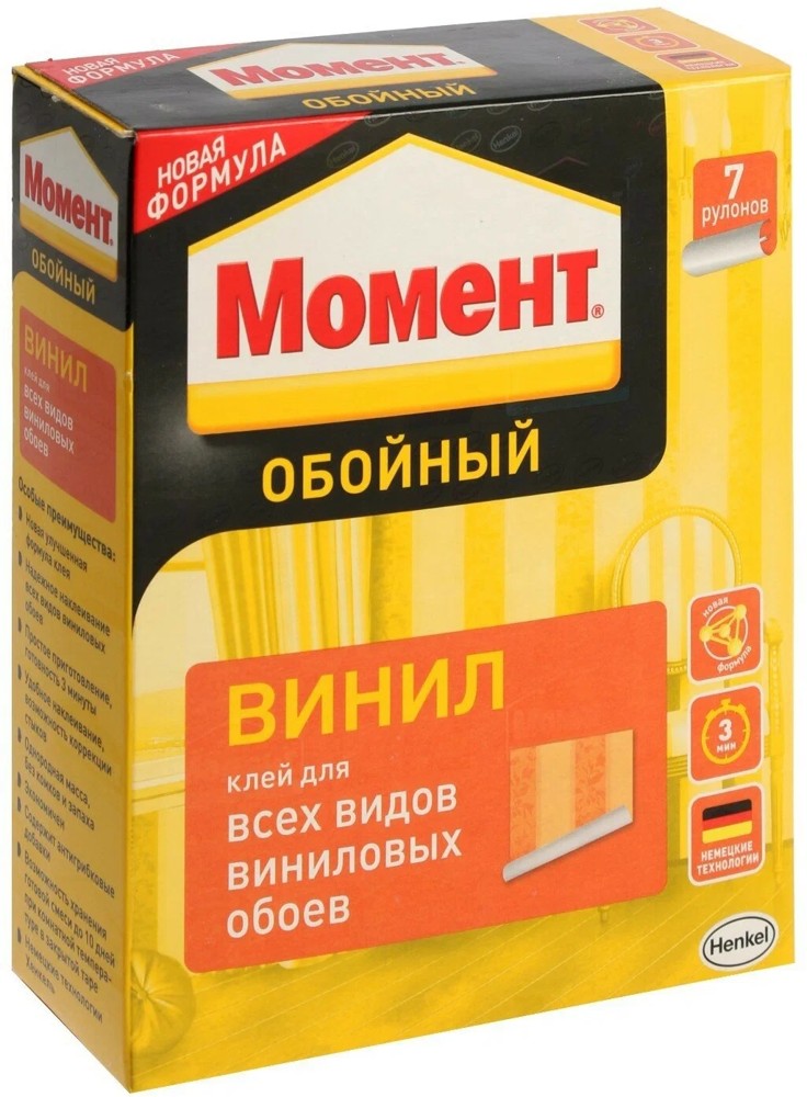 Клей для виниловых обоев Момент Винил