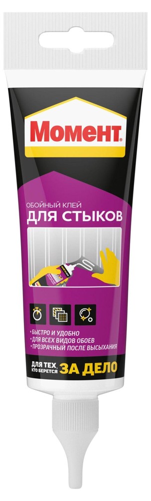 Клей для стыков обоев Момент