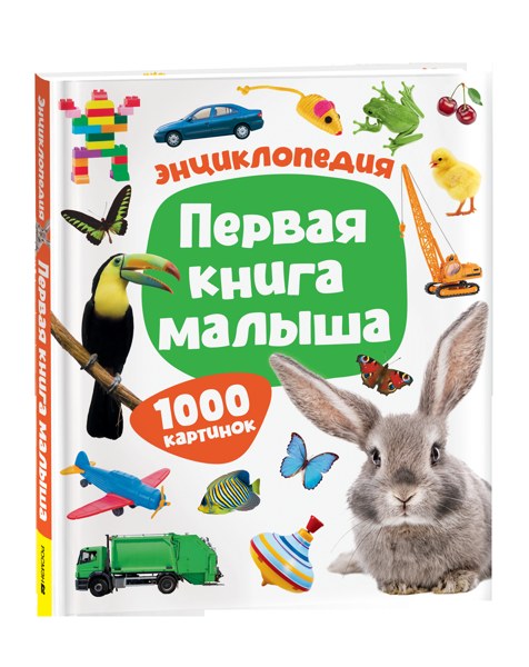 Первая книга малыша. Энциклопедия, 1000 картинок