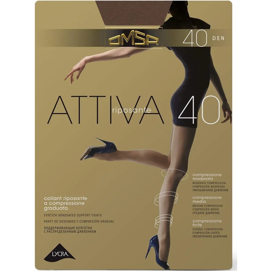 Женские колготки Omsa Attiva 40