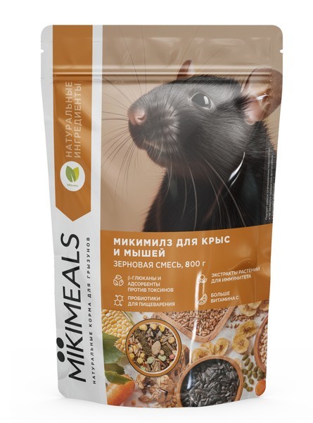 Корм для крыс и мышей Mikimeals