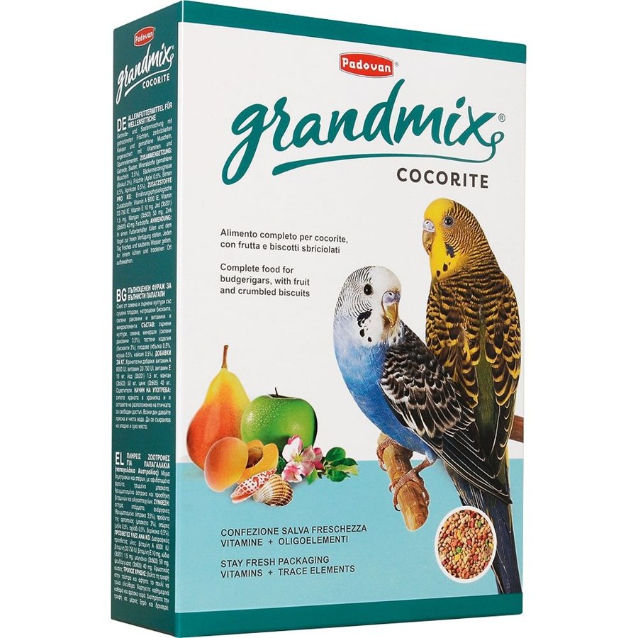 Корм Padovan Grandmix Cocorite для волнистых попугаев