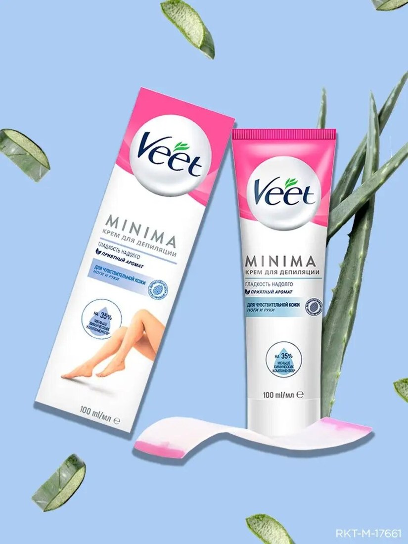 Крем для депиляции Veet Minima для чувствительной кожи