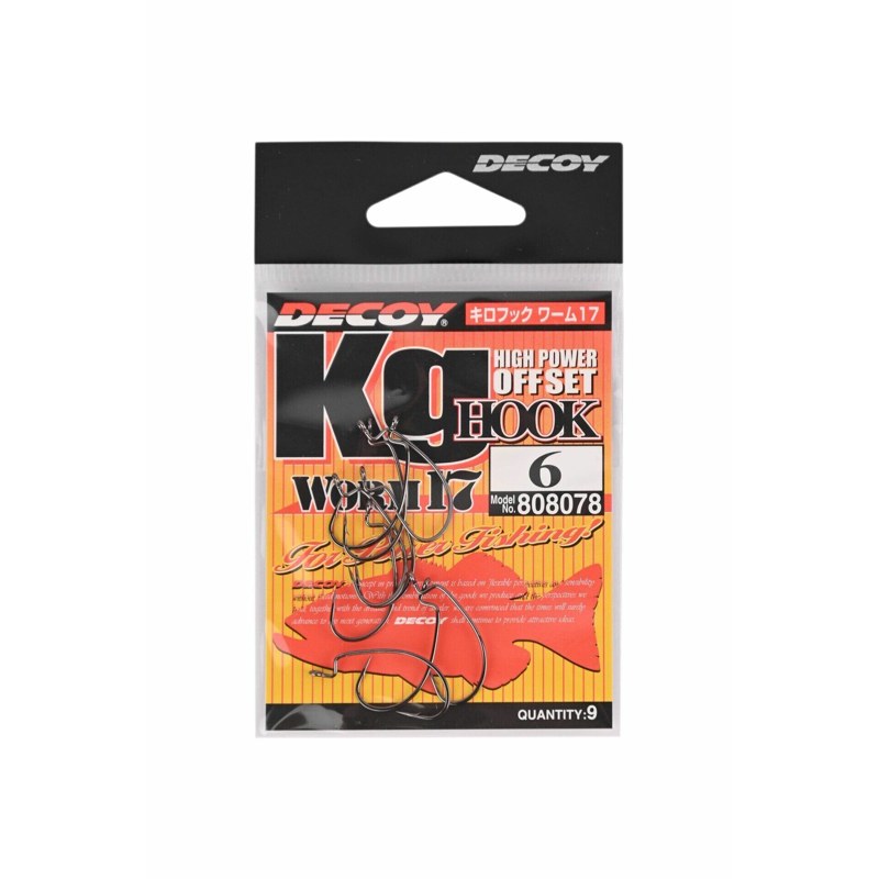 Крючок Decoy KG Hook Worm 17