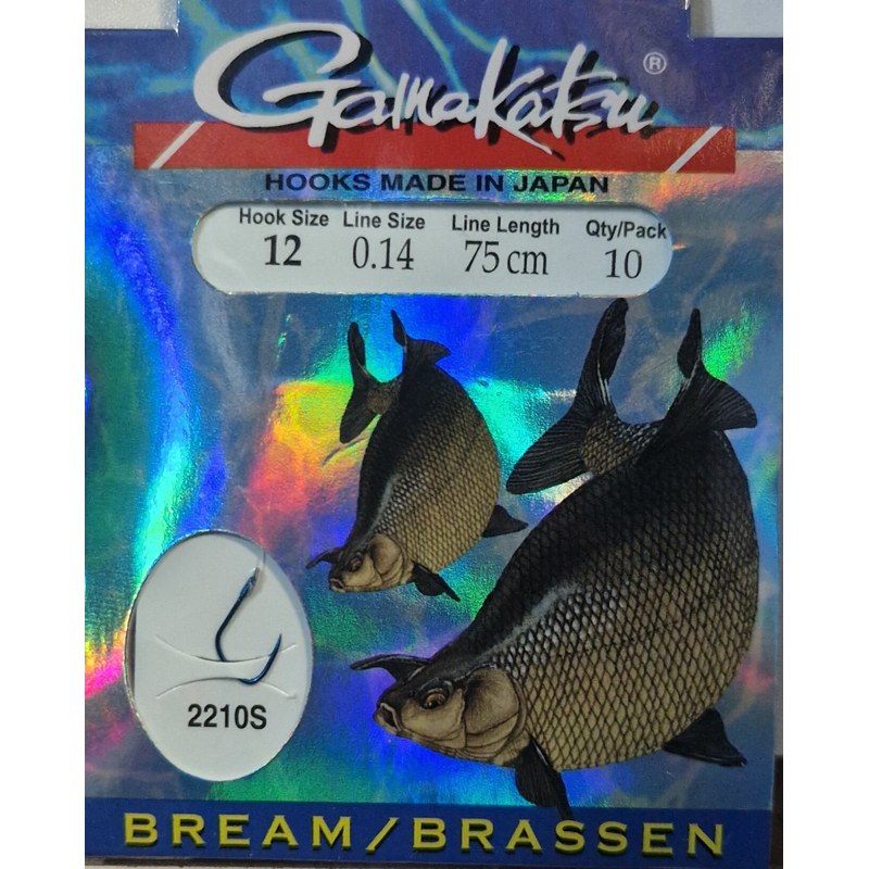 Крючок с поводком Gamakatsu BKD-2210S Bream