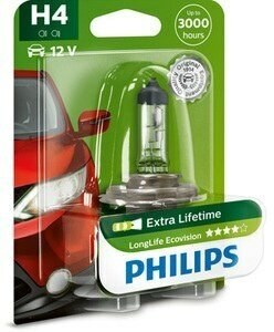 Галогенная лампа Philips LongLife EcoVision H4