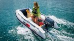 Лодочный мотор Yamaha на надувной лодке ПВХ