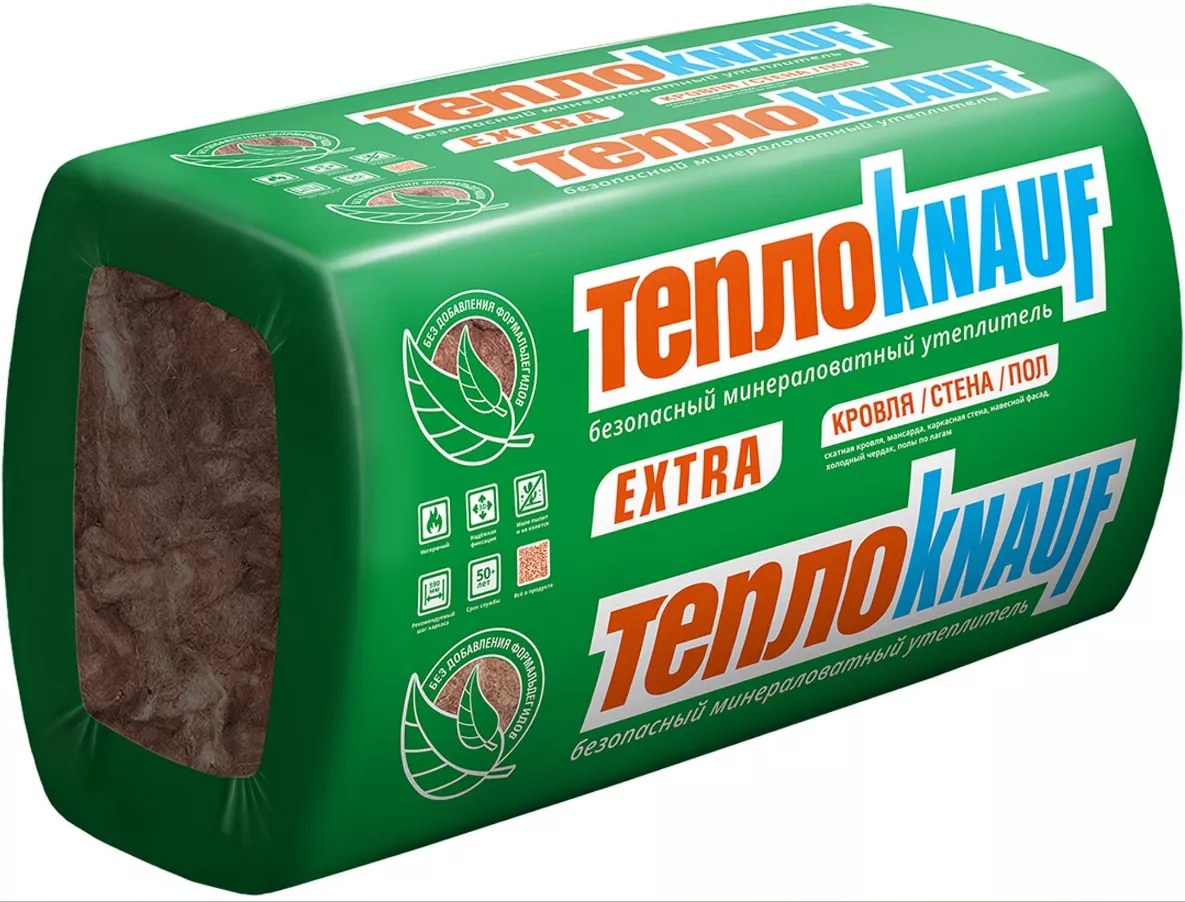 Стекловата ТеплоKNAUF Extra Кровля/Стена/Пол