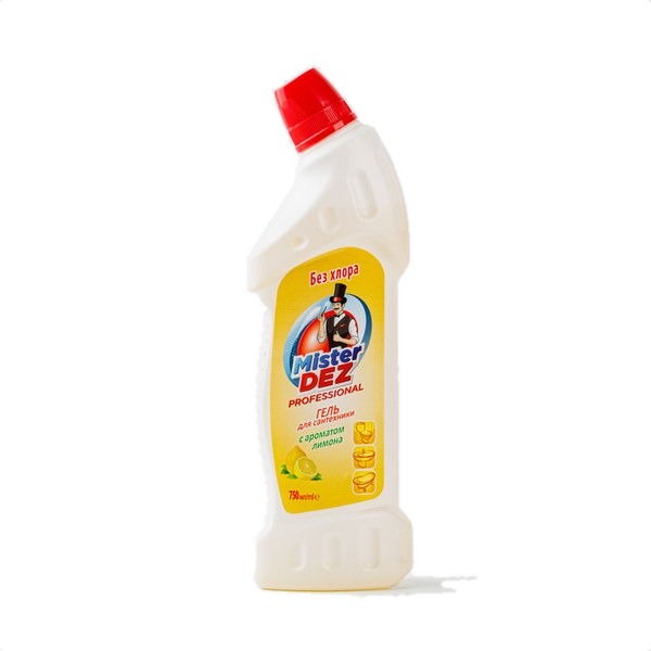 Гель для сантехники Mister Dez Professional без хлора