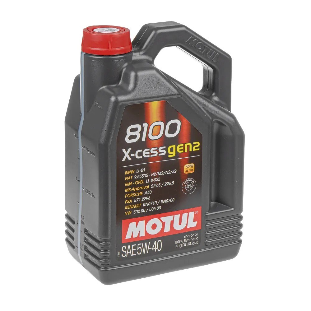 Моторное масло Motul 8100 X-cess Gen2 5W-40