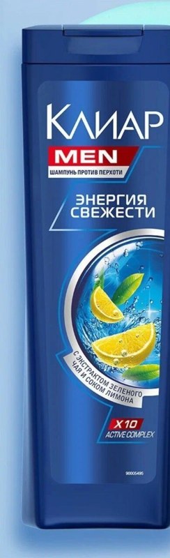 Мужской шампунь Clear Men Энергия свежести