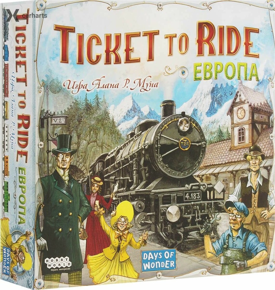 Настольная игра Билет на поезд: Европа