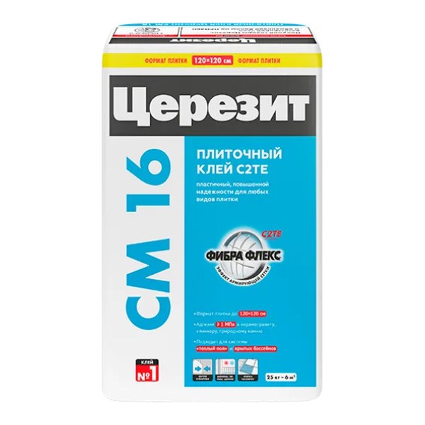 Плиточный клей Ceresit CM 16 Flex