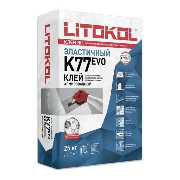 Плиточный клей Litokol Superflex K77