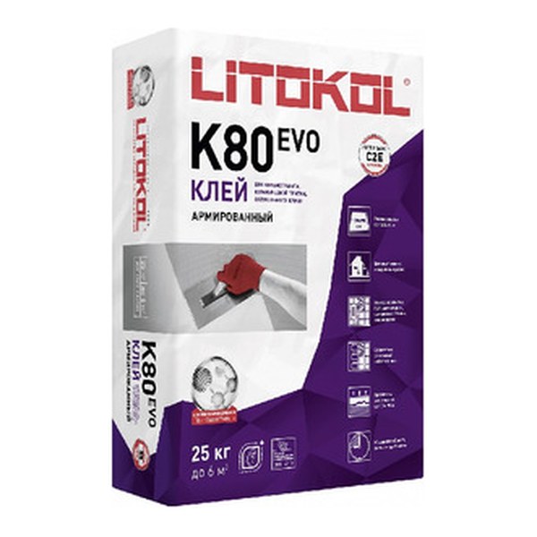 Плиточный клей Litokol Litoflex K80