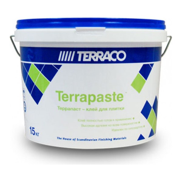 Готовый плиточный клей Terraco Terrapaste