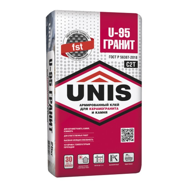 Плиточный клей Unis Гранит