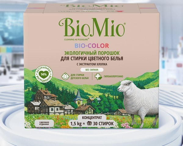 Стиральный порошок BioMio Bio-Color