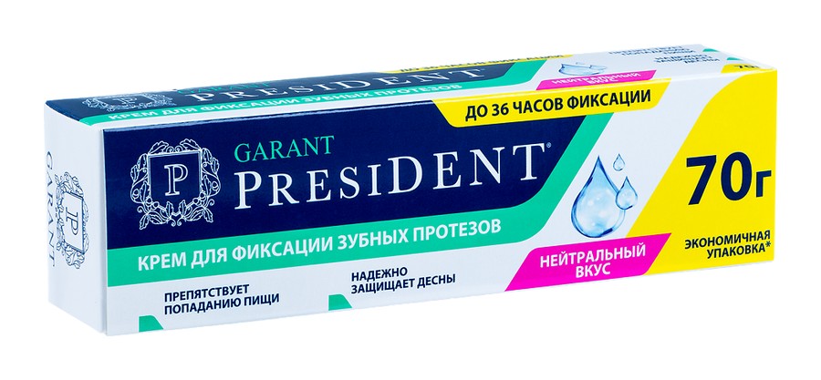 Крем для фиксации зубных протезов PresiDent Garant