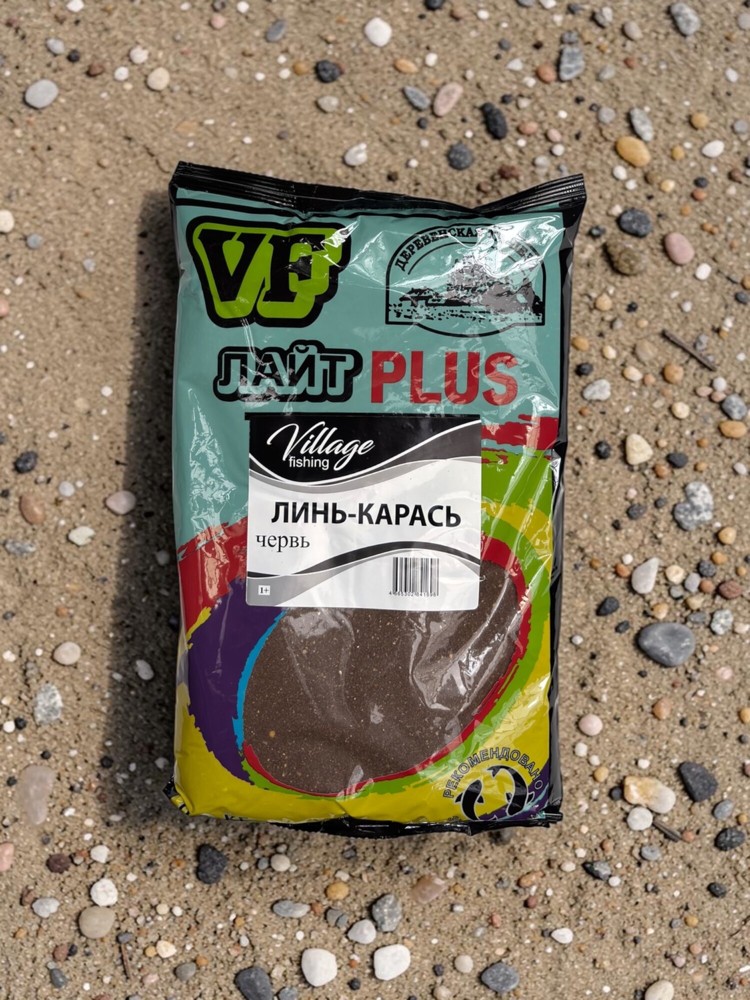 Прикормка Village Fishing Деревенская Трапеза Лайт Plus Линь-Карась Червь 900 г
