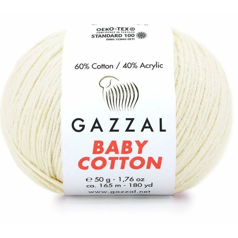 Пряжа Gazzal Baby Cotton