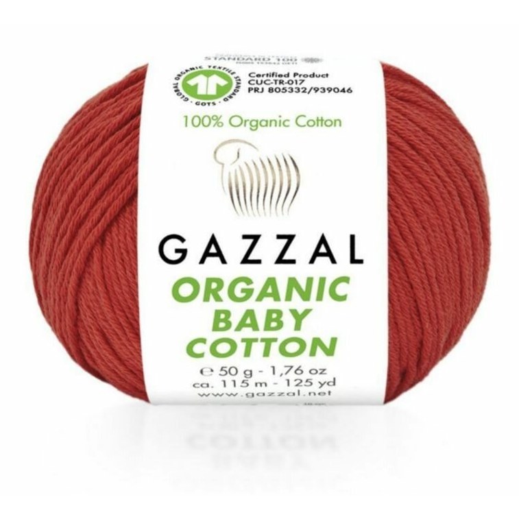 Пряжа Gazzal Organic Baby Cotton